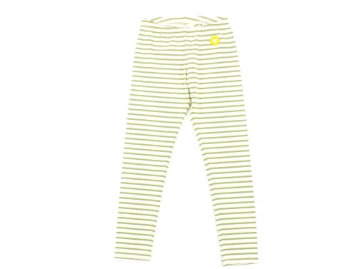 Wood Wood leggings Ira offwhite/olive stripes